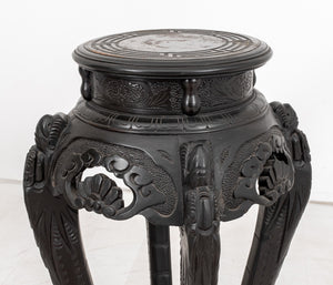 Chinese Carved Plant Stand (8920566890803)