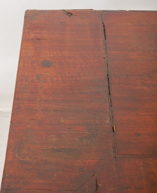 George III Walnut Tall Kneehole Desk, ca. 1800