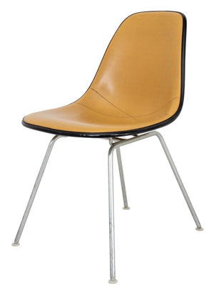Eames for Herman Miller Tan Padded Shell Chair (8920556536115)