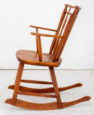 Waterwheel Woodworkers Oak Rocking Chair (8920566530355)