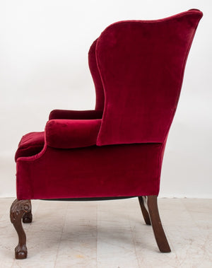 Chippendale Style Back Wing Chair (8920567054643)