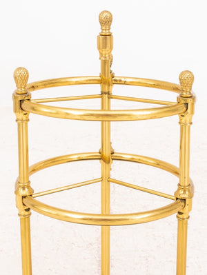 Neoclassical Brass Umbrella Stand / Cane Rack (8920562106675)