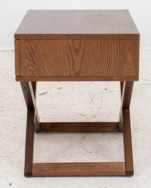 Campaign Style Wooden Nightstand (8920559518003)