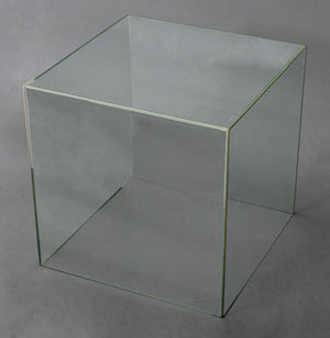 Modernist Glass Cube Side Table (8920561090867)