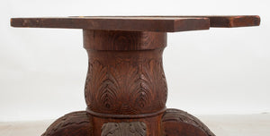 American Renaissance Revival Oak Table Base (8920567349555)