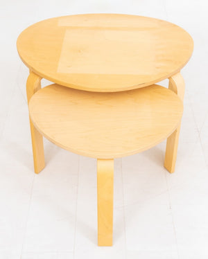 Alvar Aalto Artek Mid-Century Modern Side Tables, Pair (8354744140083)