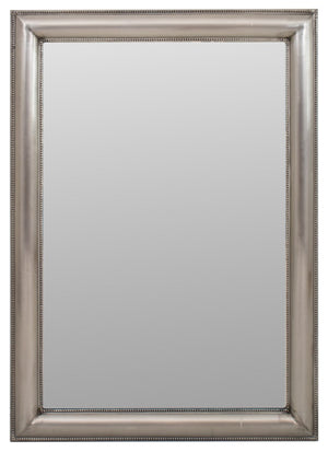 Art Deco Style Stamped Steel Framed Mirror (8548448829747)