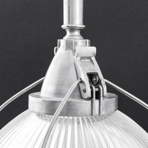 Vintage Industrial Holophane Ceiling Pendant Lamp (8924524020019)