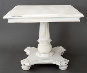 Victorian Shabby Chic Style Painted Low Table (8831138791731)