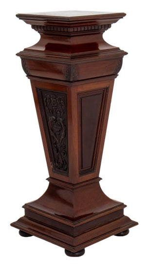 Victorian Style Mahogany Pedestal, 20th C (8858433945907)