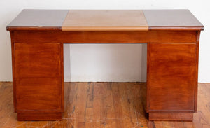 Art Deco Cherrywood Kneehole Desk (8896023068979)
