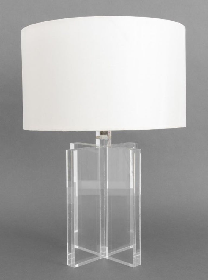 Modern Rectangular Acrylic Table Lamp