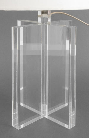 Modern Rectangular Acrylic Table Lamp (8952581259571)