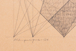 J.Z. "Albuquerque-Q4" Graphite on Paper, 1977 (8934436667699)