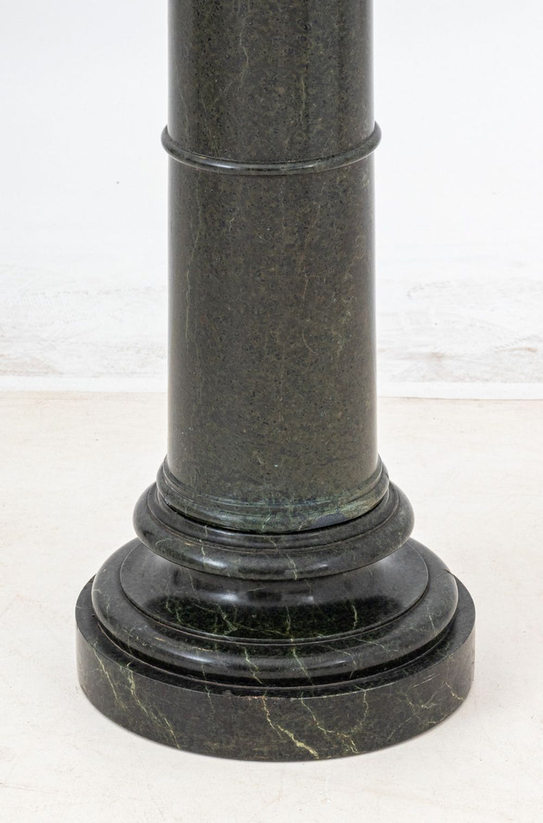 Victorian Green Serpentine Pedestal – Showplace