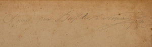 European Gouache, Pen and Ink Lanscape, ca. 1821 (8937397846323)