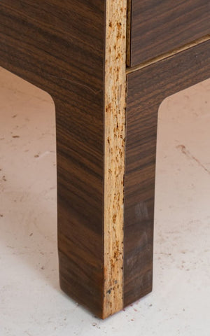 Postmodern Architect-Designed Plywood & Steel Desk (8962732851507)