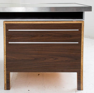Postmodern Architect-Designed Plywood & Steel Desk (8962732851507)