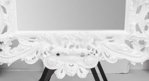 Baroque Revival White Lacquered Full Length Mirror (8451627712819)