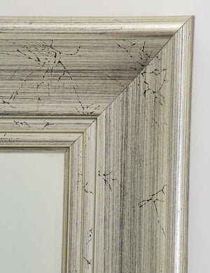 Large Full Length Silvered Wood Mirror (8847107293491)