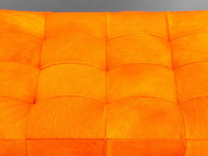 Arteriors Mid-Century Style Orange Decker Ottoman (8449460338995)