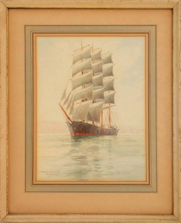 William Minshall Birchall "Golden Gate" Watercolor