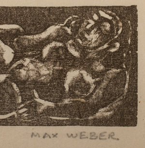 Max Weber Nude Portrait Woodblock Print (8907220091187)