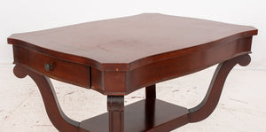 Eclectic Inlaid Mahogany Side Table, ca. 1900s (8826157990195)