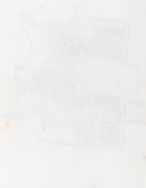 Seymour Lipton Sculpture Study Sketch, 1950 (8932327096627)