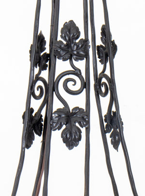 Art Deco Style Wrought Iron Hall Lantern (8451424387379)