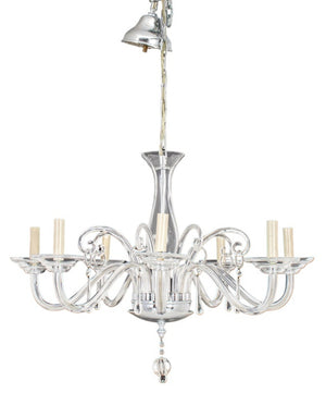 Murano Style Seven Arm Glass Chandelier (8428202000691)