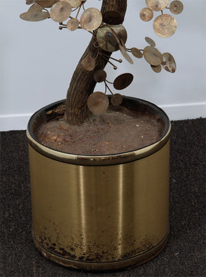 Curtis Jere Brutalist Tree Sculpture in Metal and Wood (6719569526941)