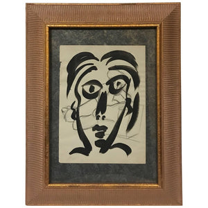 Peter Keil Expressionist Face Portrait 'Studio Miro' (6719817121949)