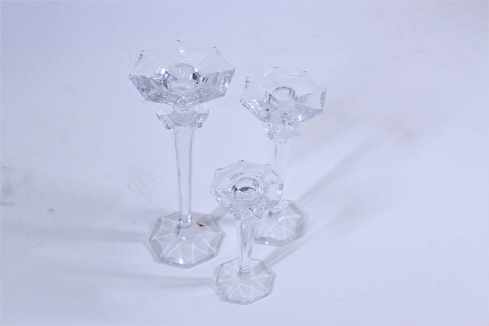 Italian Candlesticks marked "Colle", Set of 3