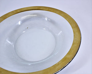 Annieglass Serving Bowl with Gold Trim (7191199875229)