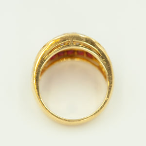 18KT Yellow Gold Cocktail Ring - Size 6.75 (8209446601011)