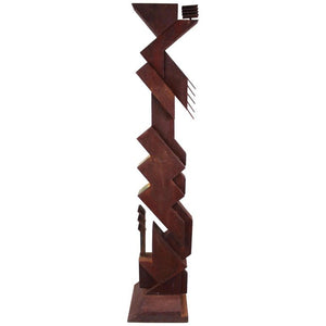 American Modern Abstract Brutalist TOTEM Sculpture (6719863128221)