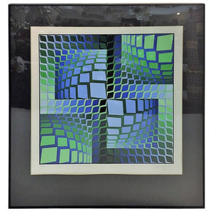 Victor Vasarely Optic Art Lithograph (6719802310813)