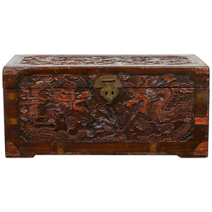 Chinese Dragon Carved Camphor Wood Trunk (6720029851805)