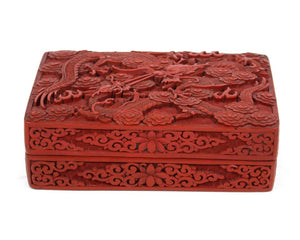 Chinese Red Cinnabar Box with Dragon Motif (6719995642013)