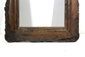 Continental Tropical Baroque Master Carver Wood Frame with Heavy Carved Foliage