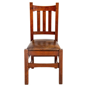 Arts and Crafts Stickley Style Oak Side Chair (7411342901405)