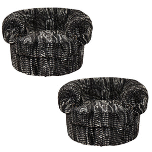 Jean Royere Style "Boule" Club Chairs (6719843434653)