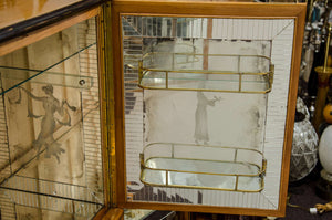 Gio Ponti Style Mirrored Bar Interior (6719800869021)
