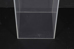 20th Century Modern Pedestal in Clear Plexiglass (6719587188893)