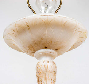 Italian Neoclassical Style Alabaster Floor Lamp (6720052461725)