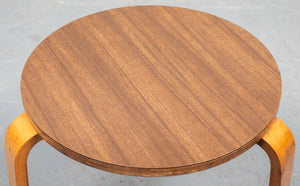 Danish Modern Teak And Laminate Side Table (7221469741213)