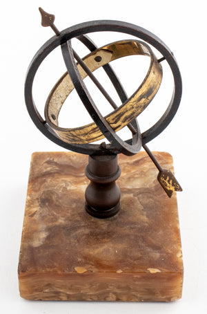 Grand Tour Style Armillary on Marble Base (7138763604125)