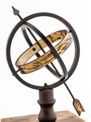 Grand Tour Style Armillary on Marble Base (7138763604125)