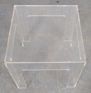 Modern Acrylic Side Table (7219400867997)
